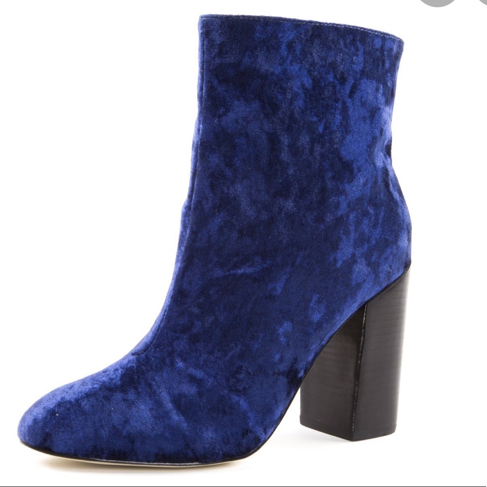 Rebecca Minkoff Bojana Blue Velvet Bootie